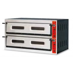 Forno pizza elettrico a camera singola per 6 pizze Ø 40 cm  4 teglie EN  60x40 - sviluppo in larghezza - serie SMART - ProjectFood